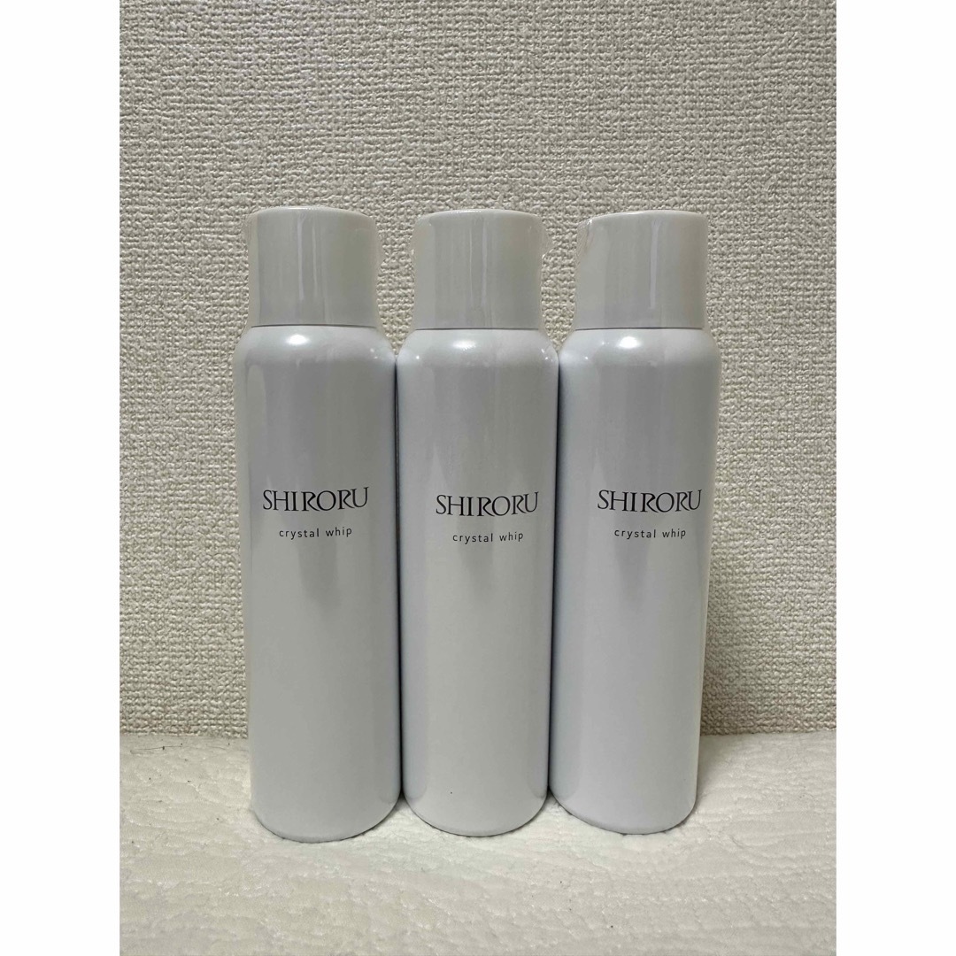 SHIRORU クリスタルホイップ3本セット - 洗顔料