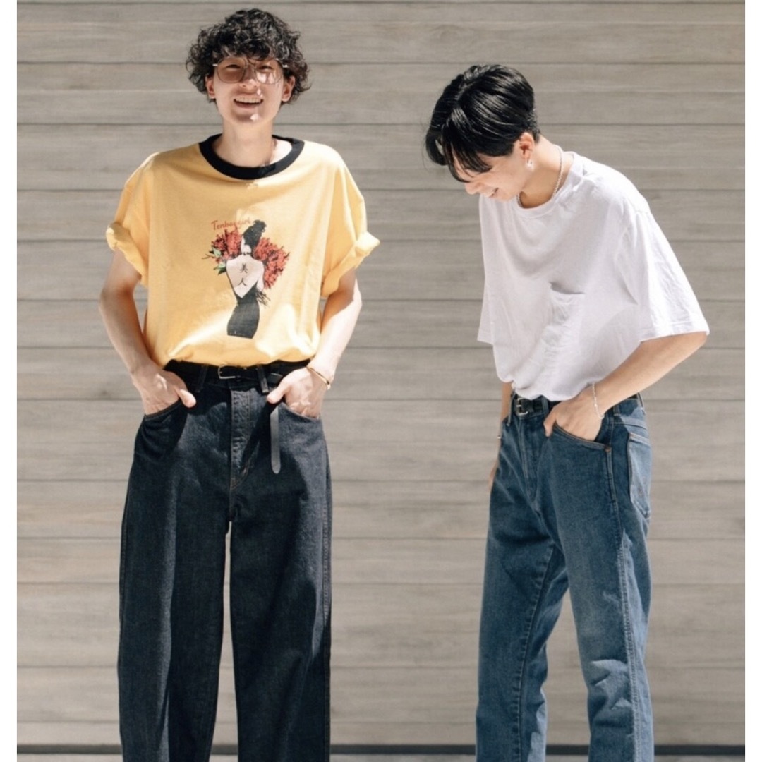 teshimaさん着用　tenbox 10匣 リンガーtee 美人 tee M