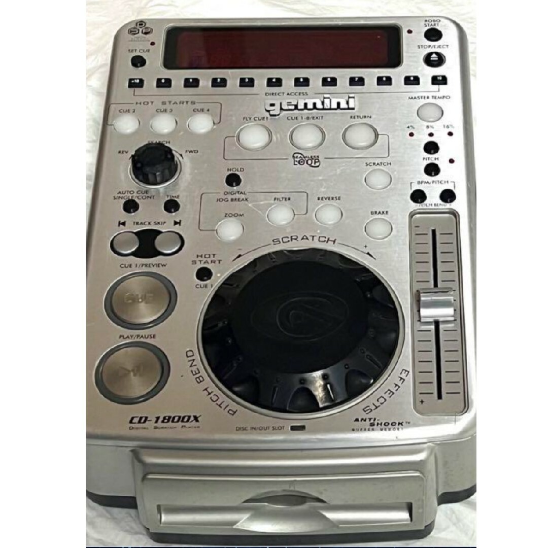 DJ機器Gemini CD-1800X　CDJプレーヤー