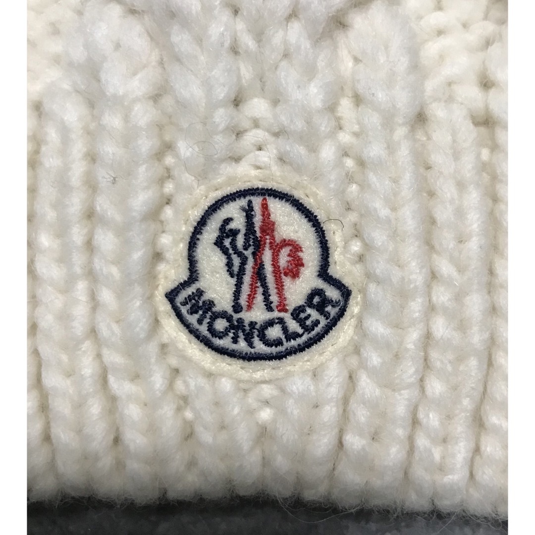 moncler ケーブルニット　ビーニー