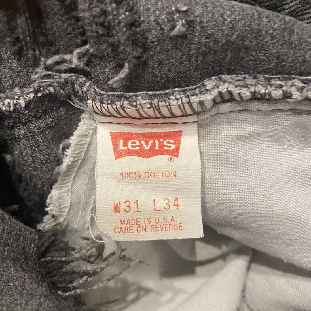 90's Levi's 550 ブラックデニムパンツ USA製 黒タブ