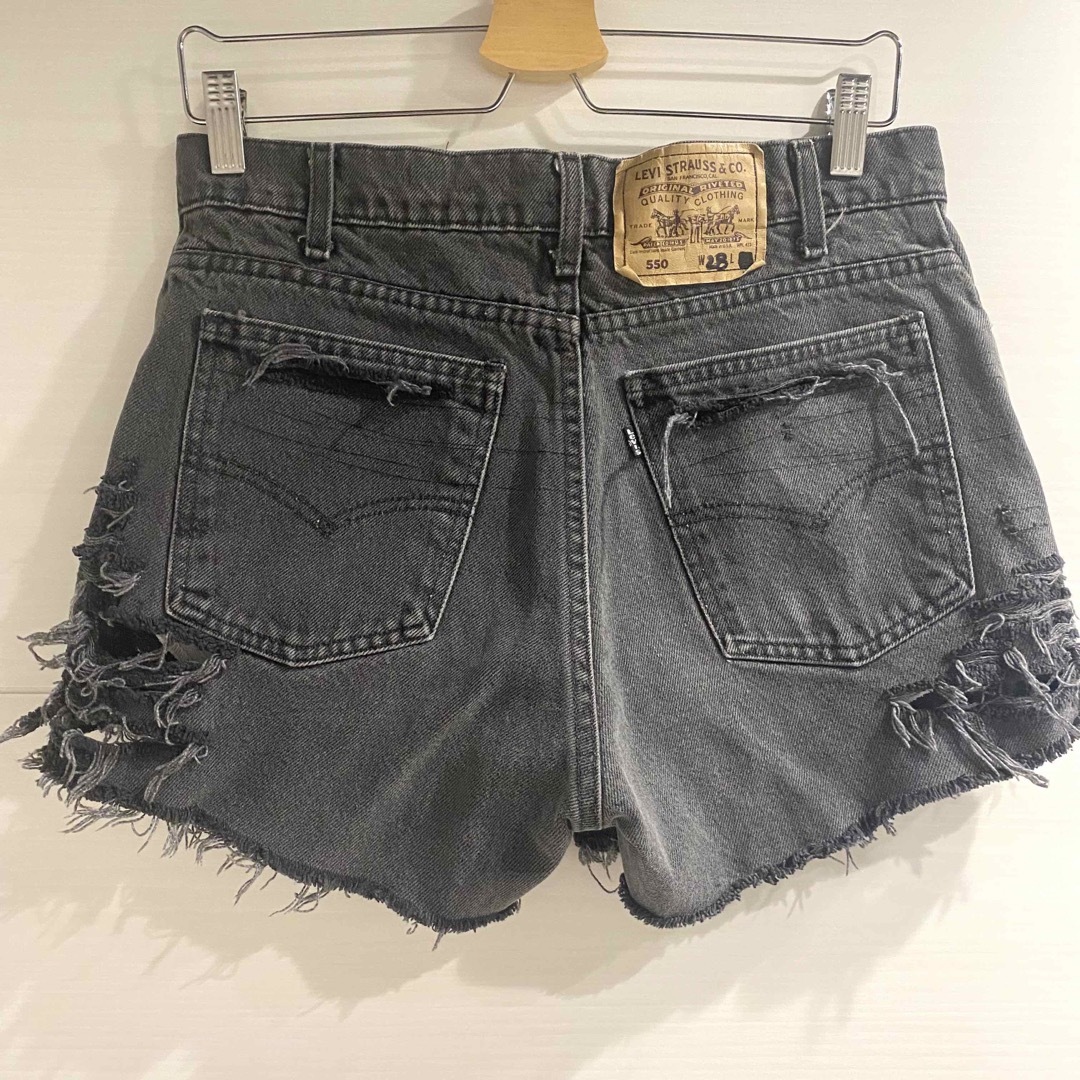 90's Levi's 550 ブラックデニムパンツ USA製 黒タブ