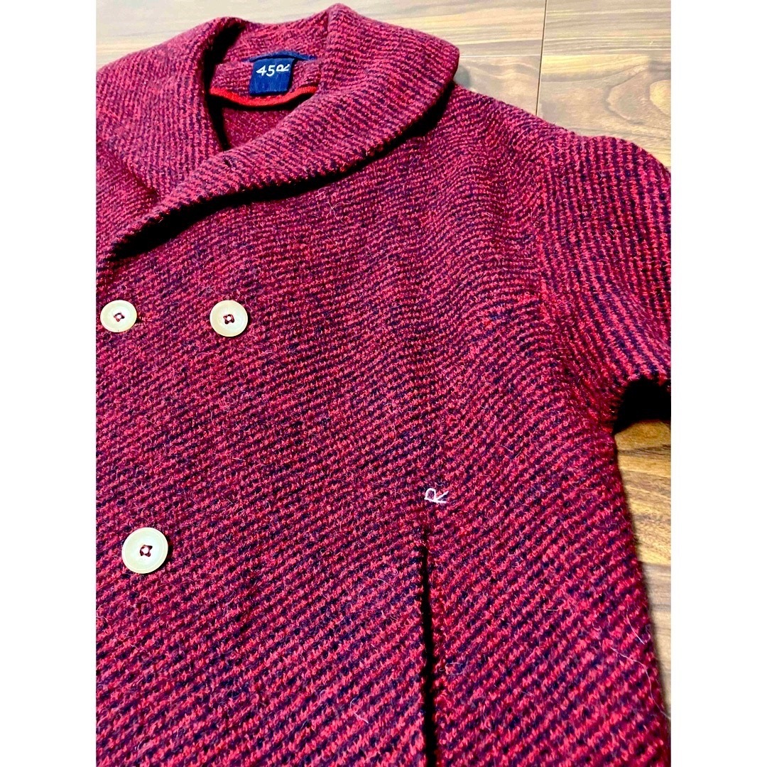 45R ツイルKNIT PEA COAT ロングコート