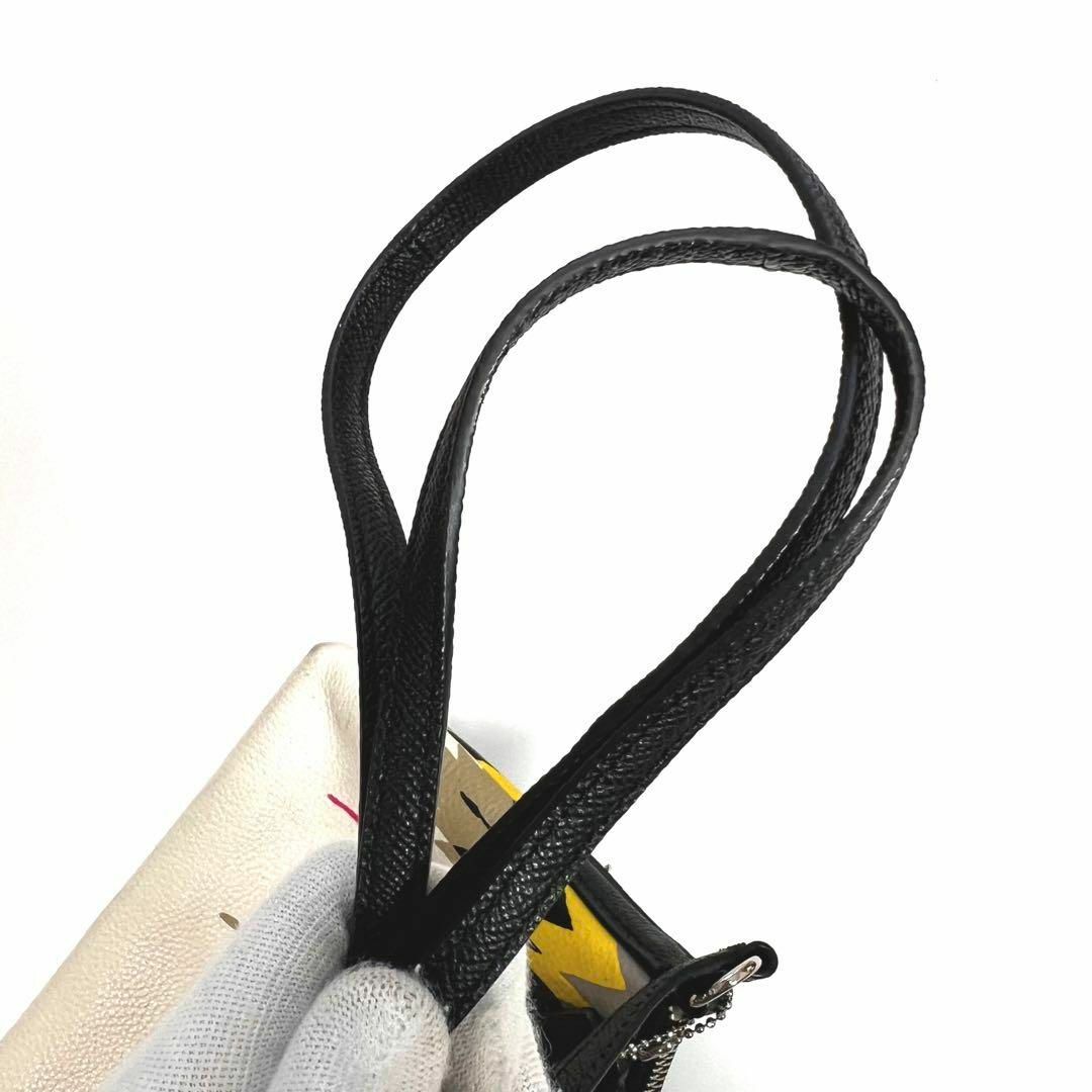 【美品】 COACH ショルダーバッグ レザー マルチカラー 総柄 チマヨ柄 4