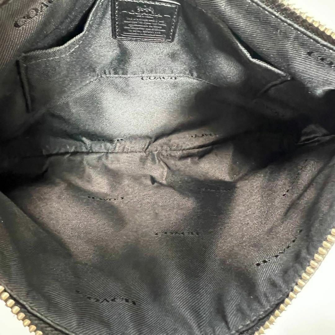 【美品】 COACH ショルダーバッグ レザー マルチカラー 総柄 チマヨ柄 6
