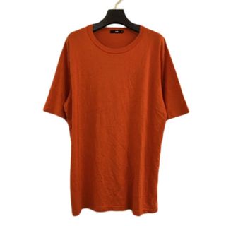 ハレ(HARE)のハレ Tシャツ カットソー プルオーバー クルーネック 半袖 M オレンジ(Tシャツ/カットソー(半袖/袖なし))