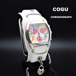 コグ(COGU)のCOGU クロノグラフ 腕時計 マルチカラー デイト(腕時計)