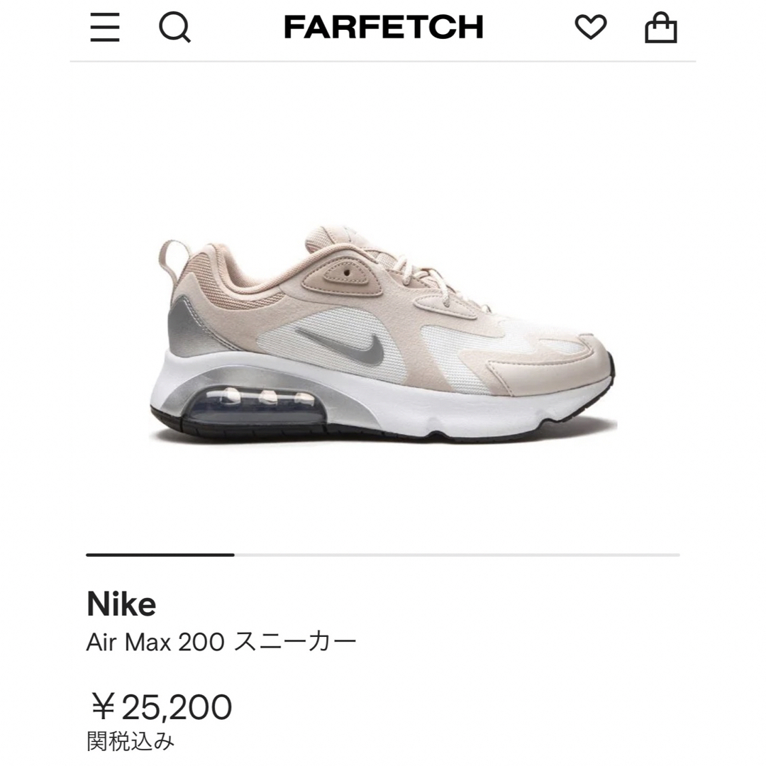 NIKE(ナイキ)のNIKE Air Max 200 スニーカー レディースの靴/シューズ(スニーカー)の商品写真