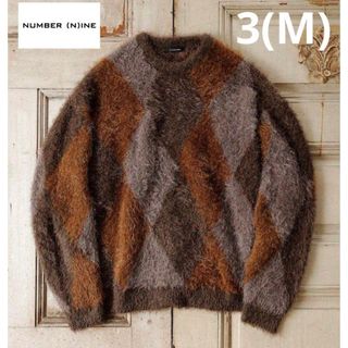 NUMBER (N)INE - 【RE: Number (N)ine】フェザリーアーガイルニット NUMBER (N)INE - 【RE: Number (N)ine】フェザリーアーガイルニット