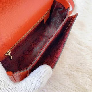 ✨綺麗✨LONGCHAMP ロンシャン　エリタージュ　ショルダーバッグ　オレンジ