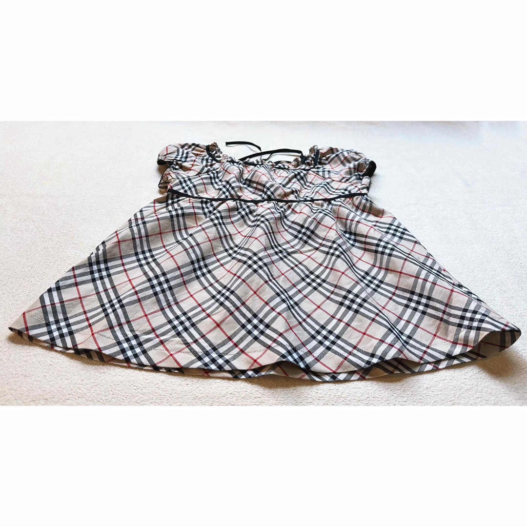 BURBERRY(バーバリー)のBurberry London  ノバチェック柄チュニック　100  美品 キッズ/ベビー/マタニティのキッズ服女の子用(90cm~)(Tシャツ/カットソー)の商品写真