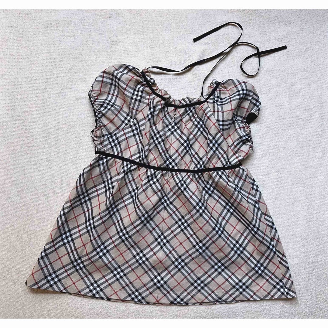 BURBERRY(バーバリー)のBurberry London  ノバチェック柄チュニック　100  美品 キッズ/ベビー/マタニティのキッズ服女の子用(90cm~)(Tシャツ/カットソー)の商品写真