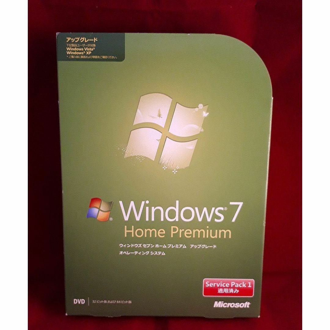 Microsoft(マイクロソフト)の正規●Windows 7 Home UP 32or64bit SP1●製品版 スマホ/家電/カメラのPC/タブレット(その他)の商品写真