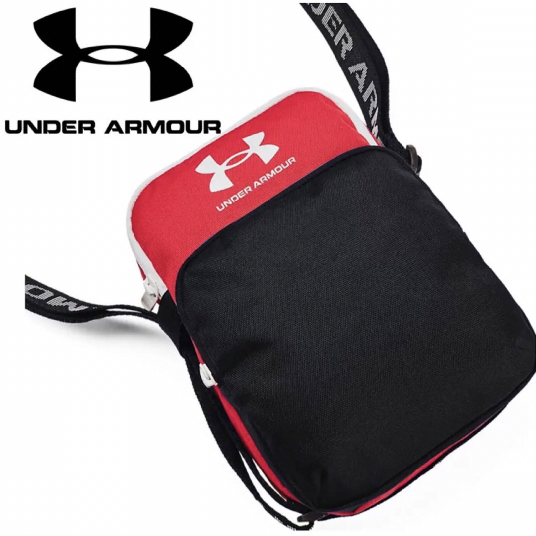 UNDER ARMOUR アンダーアーマー クロスボディバッグ ブラック レッド ショルダーバック UAの通販 by K's Dream's  shop｜アンダーアーマーならラクマ