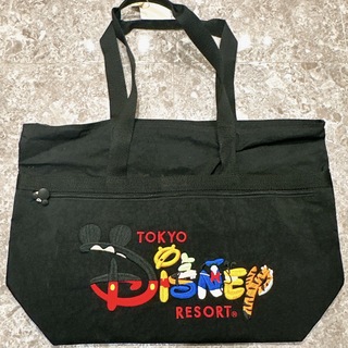 ディズニー 東京ディズニーリゾート ロゴ 刺繍 トートバッグ レトロ