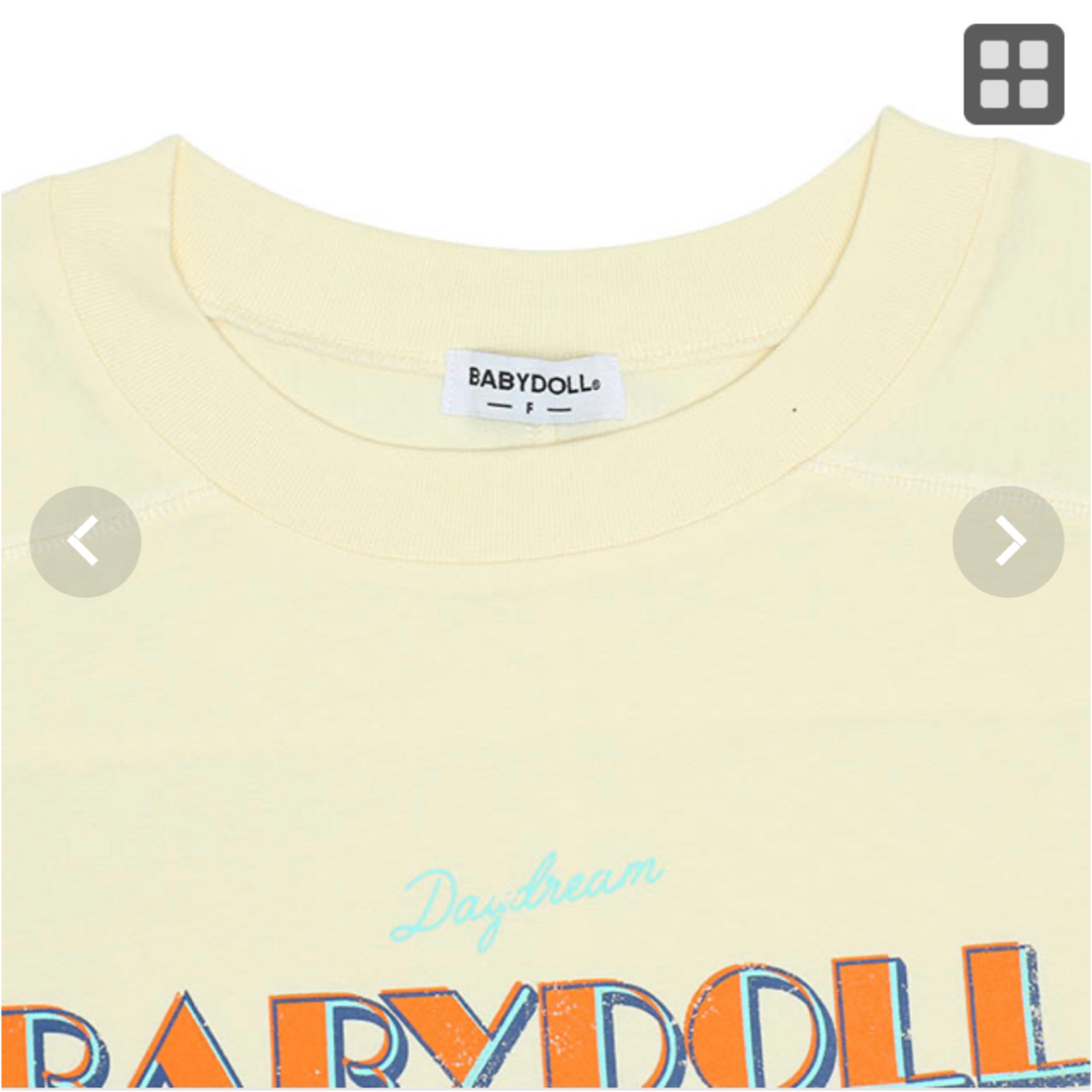 BABYDOLL(ベビードール)のBABYDOLL Tシャツ レディースのトップス(Tシャツ(半袖/袖なし))の商品写真