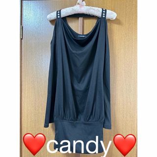 ❤️candy❤️ショルダーオープン❤️ワンピース❤️(ひざ丈ワンピース)