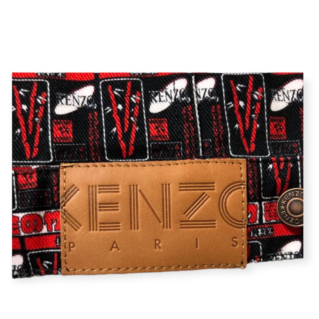 KENZO(ケンゾー)の新品未使用　KENZO ジャケット　Gジャン　デニム　レッド　黄金の竹　Lサイズ メンズのジャケット/アウター(Gジャン/デニムジャケット)の商品写真