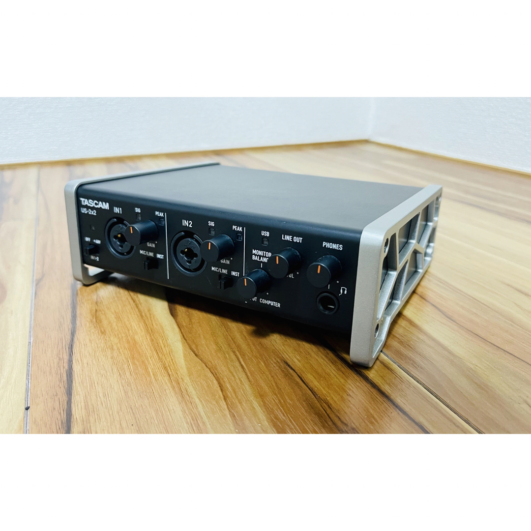 【・美品】TASCAM オーディオインターフェイス US-2x2 タスカム 1