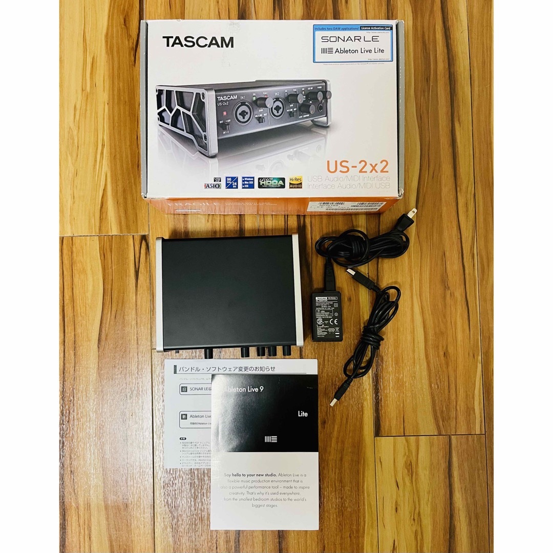 【・美品】TASCAM オーディオインターフェイス US-2x2 タスカム 6