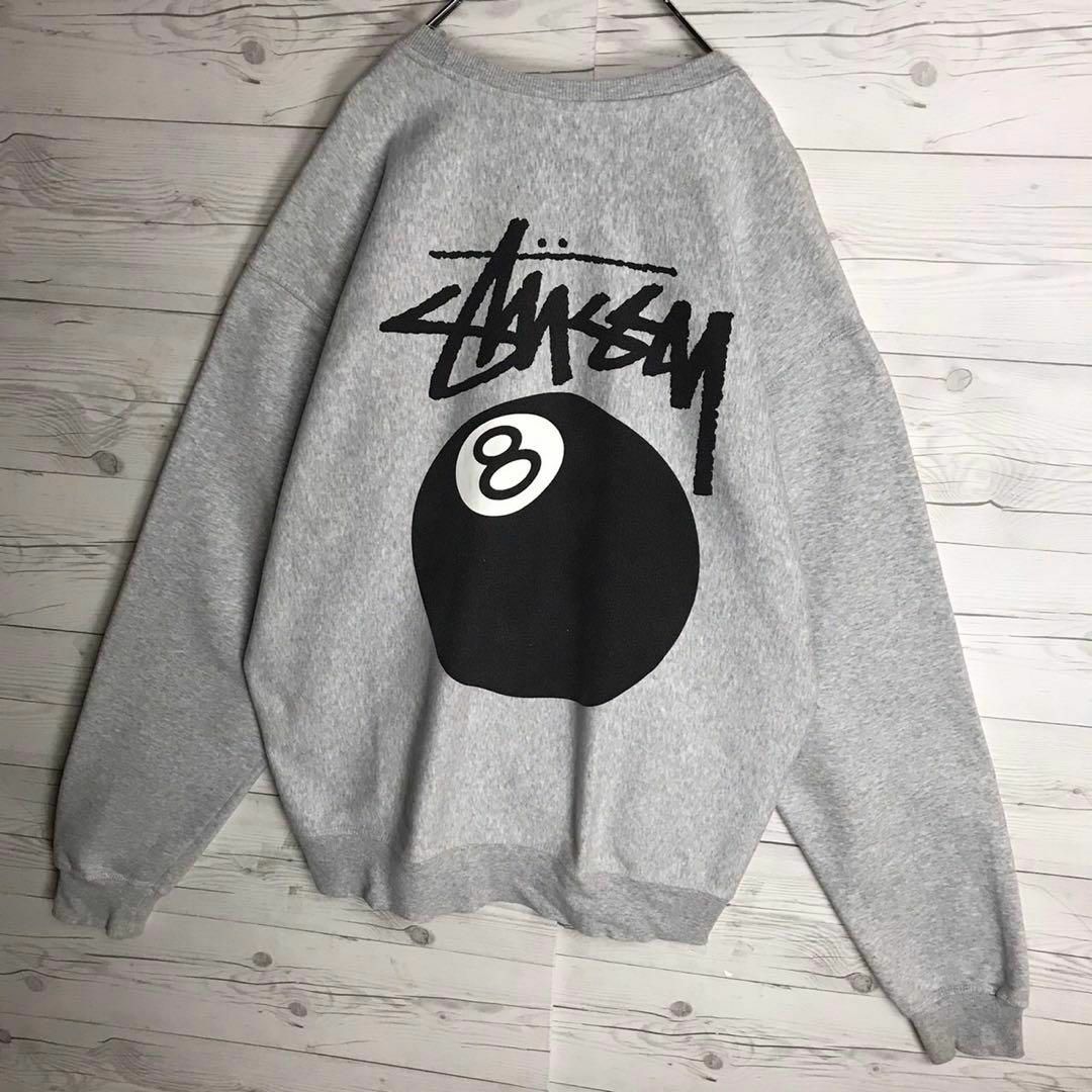 STUSSY(ステューシー)の【超人気モデルXL】stussy 8ボール 両面プリント 入手困難 スウェット その他のその他(その他)の商品写真