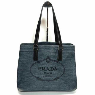 プラダ(PRADA)の【美品】 PRADA デニム トートバッグ ハンドバッグ 1BG356(トートバッグ)