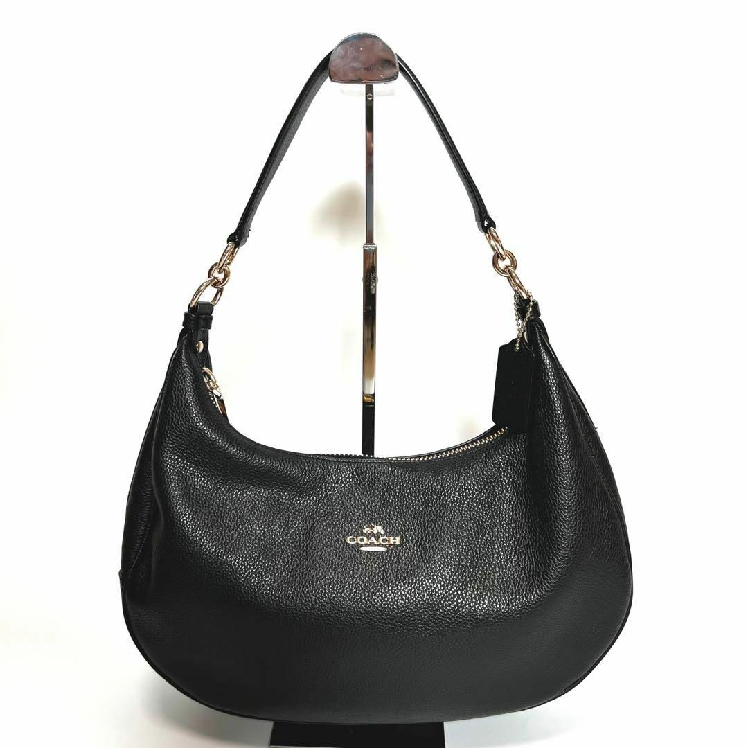 極美品】 COACH 38250 ワンショルダー ショルダーバッグ 三日月型