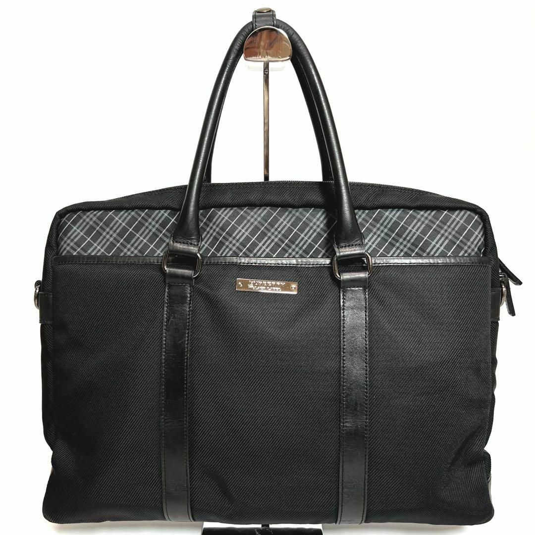 BURBERRY BLACK LABEL(バーバリーブラックレーベル)の【美品】 BURBERRY ノバチェック ブラックレーベル ビジネスバッグ メンズのバッグ(ビジネスバッグ)の商品写真