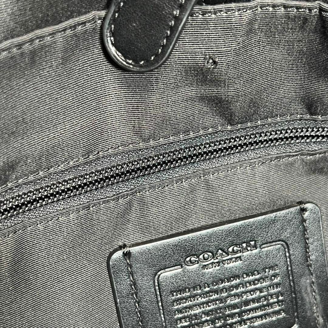 COACH - 【美品】 COACH レザー 89954 仕事 ビジネスバッグ ブラックの