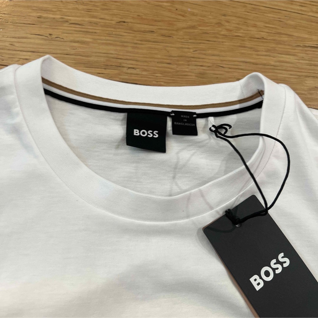 【美品】【L】HUGO BOSS♡ボス Tシャツ 3Dロゴ メンズ