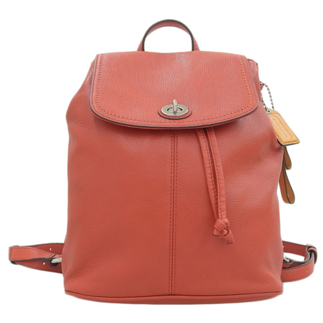 COACH - 【中古】COACH コーチ レザー リュックサック バックパック ...