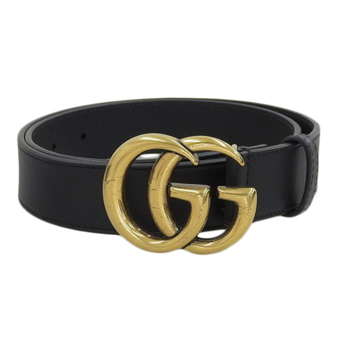 Gucci - 【中古】Gucci グッチ GGマーモント ダブルG レザー ベルト