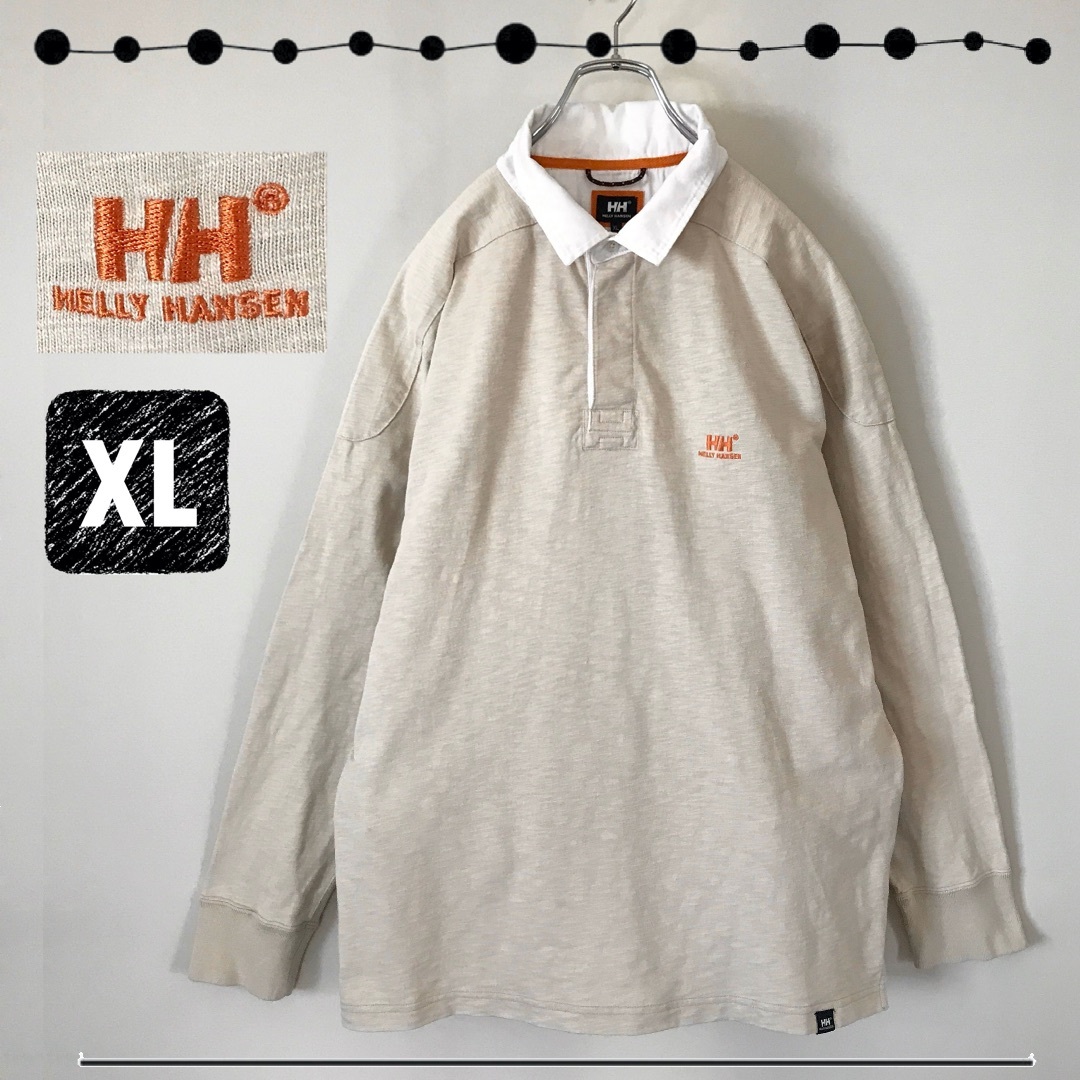 HELLY HANSEN ★セイリングポロシャツ★襟切替バイカラー★XL