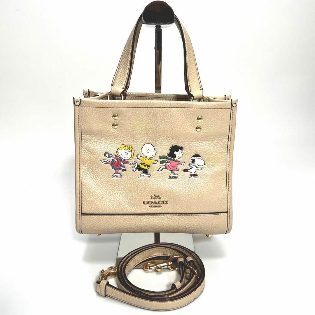 【極美品・希少品】 COACH スヌーピーバッグ 2way ハンドバッグ