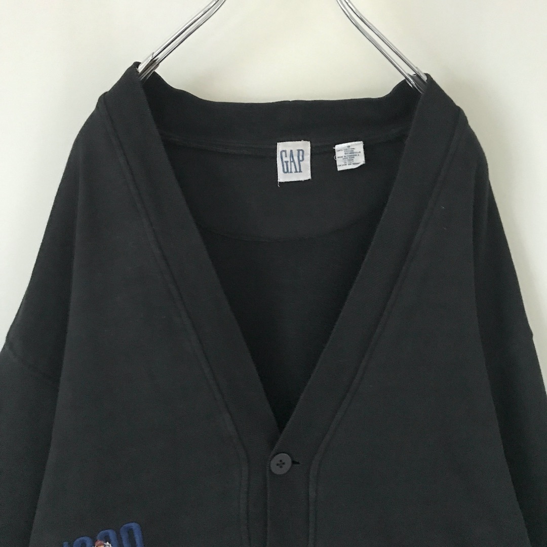 OLD GAP 90sVTG★スウェットカーディガン★刺繍エンブレム OLD GAP 90sVTG★スウェットカーディガン★刺繍エンブレム