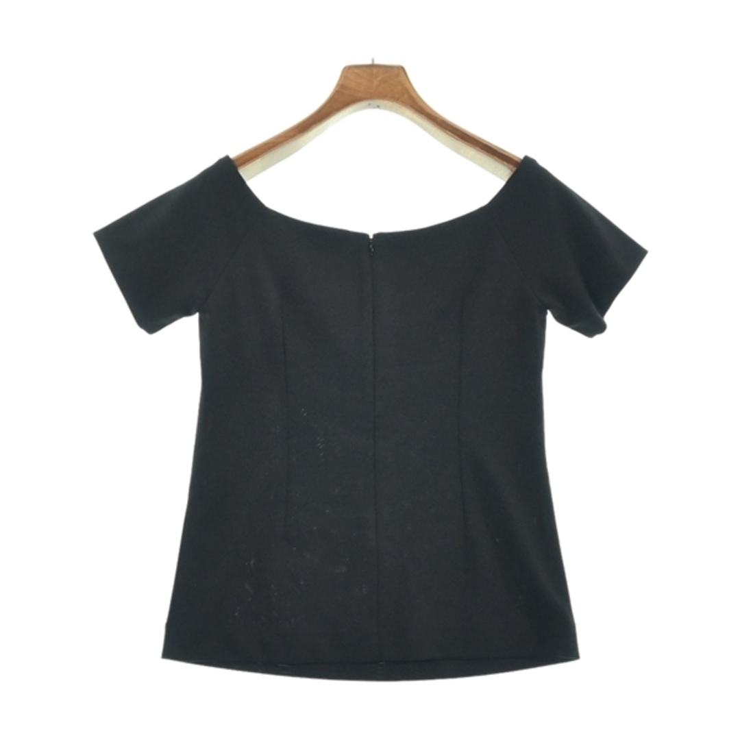 LE CIEL BLEU(ルシェルブルー)のLE CIEL BLEU ルシェルブルー Tシャツ・カットソー 40(M位) 黒 【古着】【中古】 レディースのトップス(カットソー(半袖/袖なし))の商品写真
