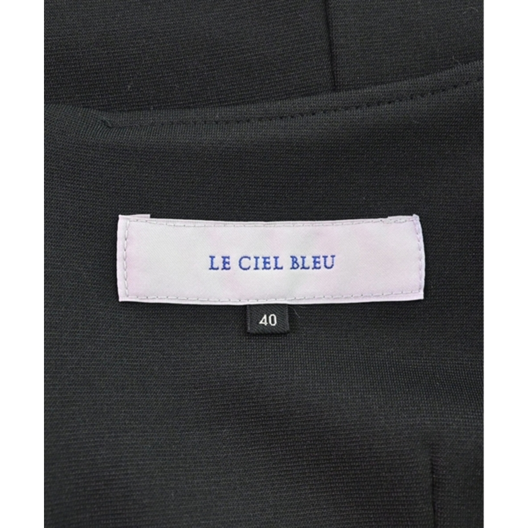 LE CIEL BLEU(ルシェルブルー)のLE CIEL BLEU ルシェルブルー Tシャツ・カットソー 40(M位) 黒 【古着】【中古】 レディースのトップス(カットソー(半袖/袖なし))の商品写真