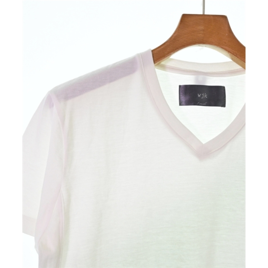 wjk wjk ダブルジェイケイ Tシャツ・カットソー L 白 古着中古