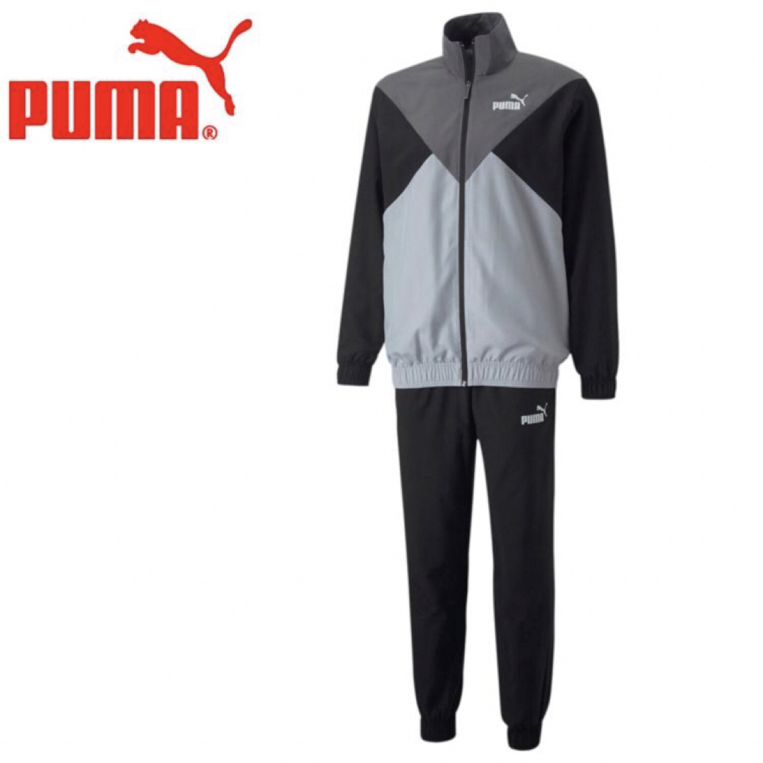 【新品】プーマ PUMA メンズ ウインド上下セット ウーブン トラックスーツ