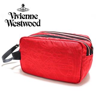 ヴィヴィアンウエストウッド(Vivienne Westwood)の《ヴィヴィアンウエストウッド》新品 軽量 ORB総柄 スクエア型 クラッチバッグ(クラッチバッグ)