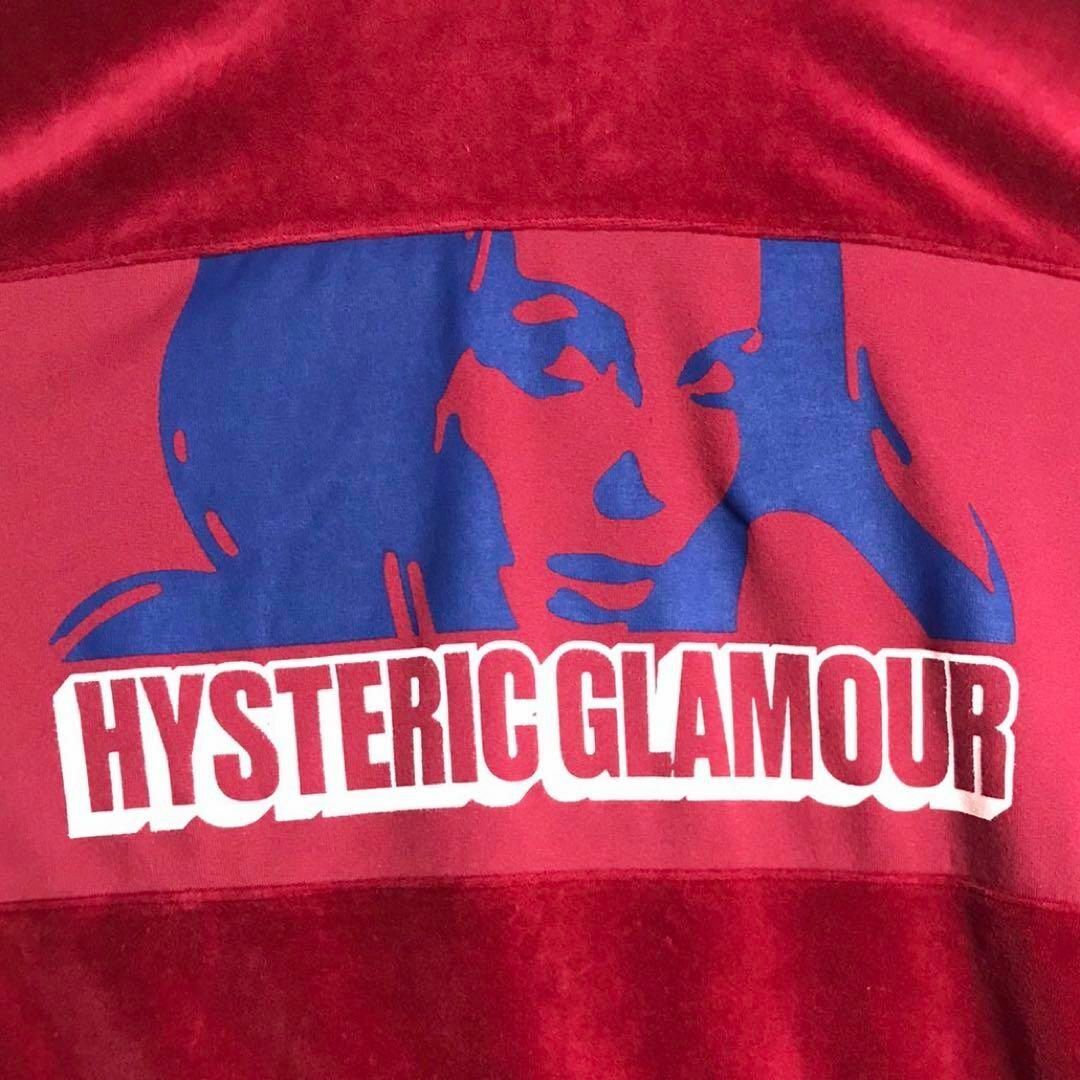 HYSTERIC GLAMOUR(ヒステリックグラマー)の【超人気モデル】ヒステリックグラマー ヒスガール ベロア 希少 切替 スウェット その他のその他(その他)の商品写真