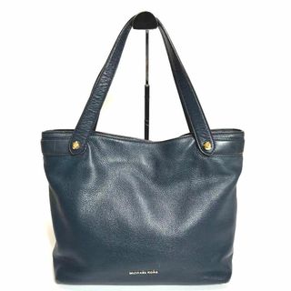 マイケルコース(Michael Kors)の【美品】 マイケルコース ネイビー レザー トートバッグ ブルー系 ハンドバッグ(トートバッグ)