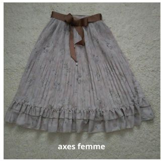 アクシーズファム(axes femme)のアクシーズ薔薇スカート　交渉中(ロングスカート)