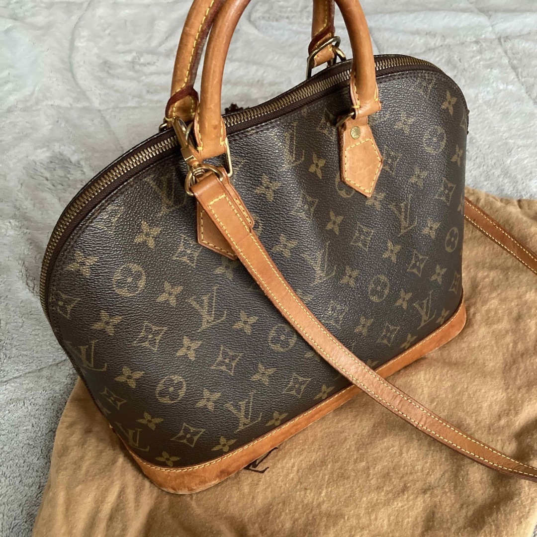 LOUIS VUITTON - ショルダー紐付き ルイ・ヴィトン M51130 モノグラム ...