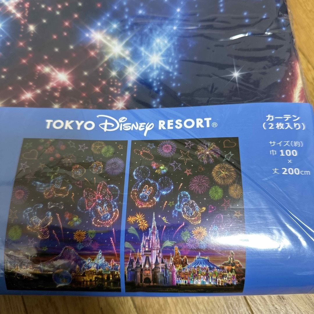 TOKYO Disney RESORT カーテン2枚入 花火 - カーテン