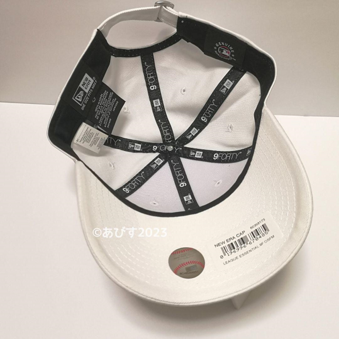 NEW ERA(ニューエラー)の【海外限定】ニューエラ NY ヤンキース ホワイト × ピンク 白 正規品 メンズの帽子(キャップ)の商品写真