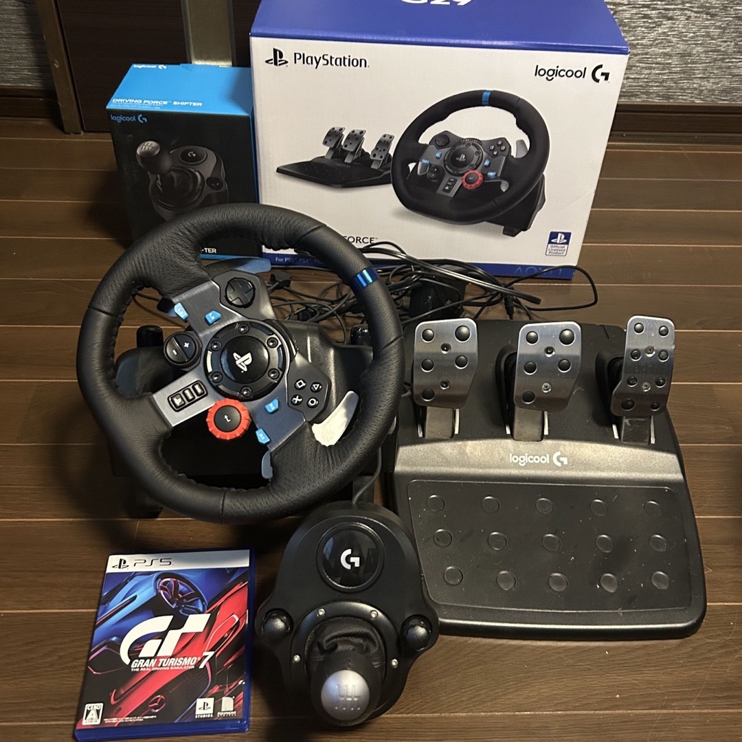 Logitech G29 ハンコン+ シフター ＋ グランツーリスモ7 セットゲームソフト/ゲーム機本体