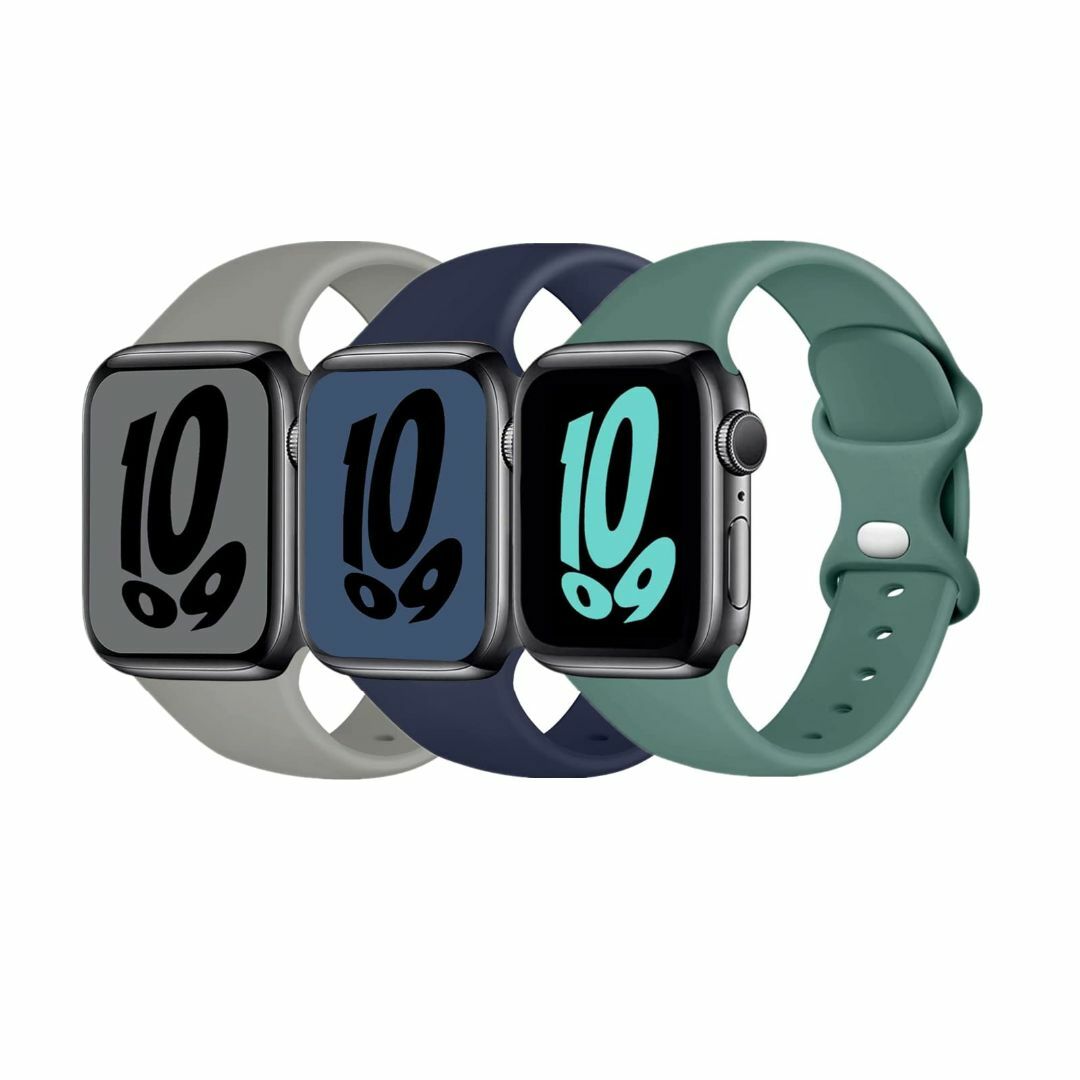 【在庫処分】3本セット コンパチブル Apple watch バンド アップルウ スマホ/家電/カメラのスマホアクセサリー(その他)の商品写真