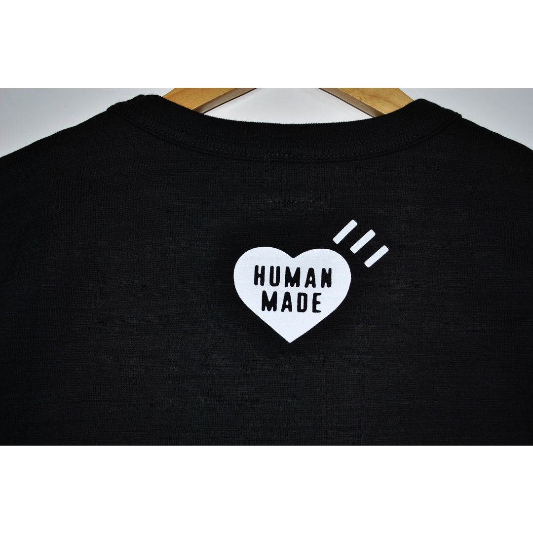 HUMAN MADE(ヒューマンメイド)のHUMAN MADE ヒューマンメイド ハートTシャツ 黒 M 良品 メンズのトップス(Tシャツ/カットソー(半袖/袖なし))の商品写真