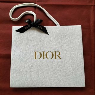 クリスチャンディオール(Christian Dior)のDIOR ネイビーリボン付きショッパー(ショップ袋)